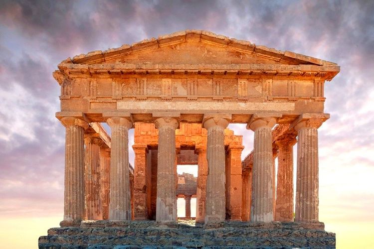 Le temple de la Concorde (Tempio della Concordia), le mieux préservé du site