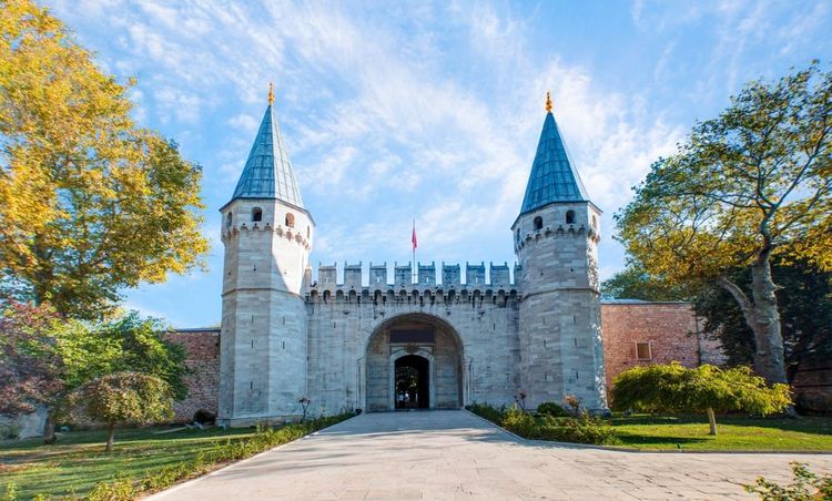 Entrée du palais de Topkapi, istanbul, Turquie