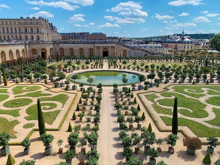 Les jardins du château de Versailles.