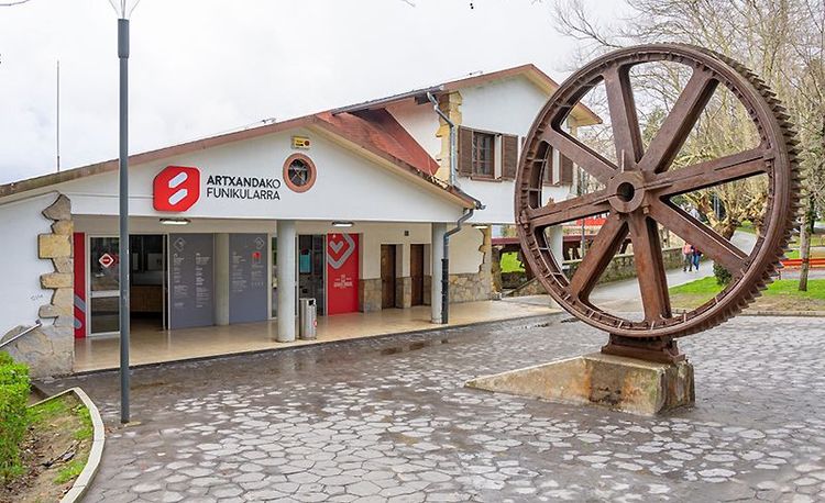 La station haute du funiculaire de Bilbao