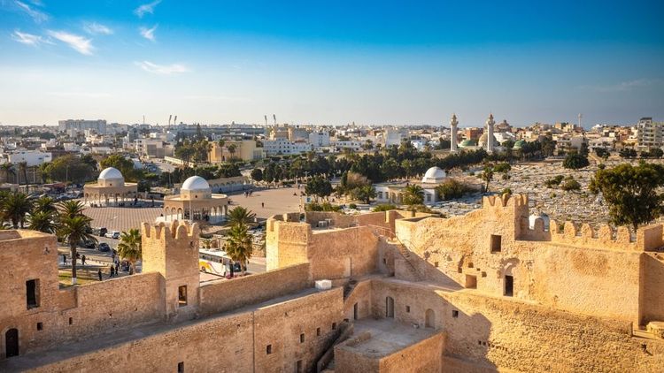 Vue sur les toits de Monastir.