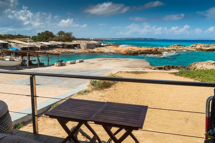 Le village de Es Calo de San Agusti à Formentera