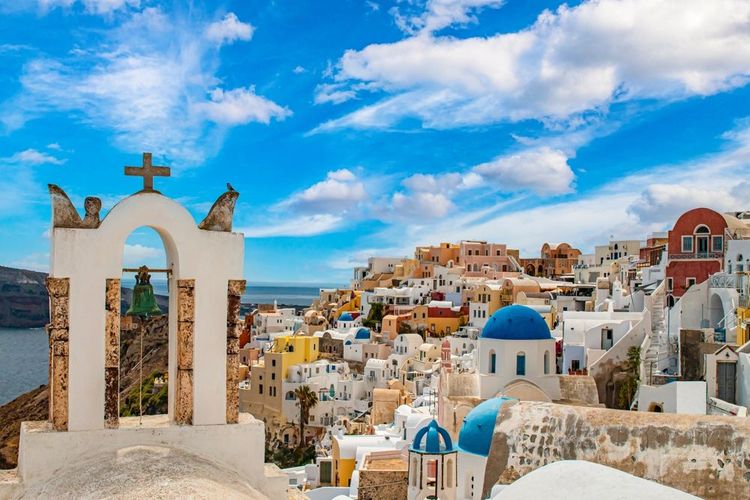 Imerovigli à Santorin