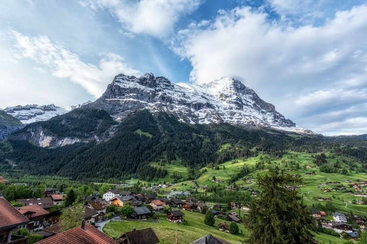 La montagne d'Eiger, Suisse 