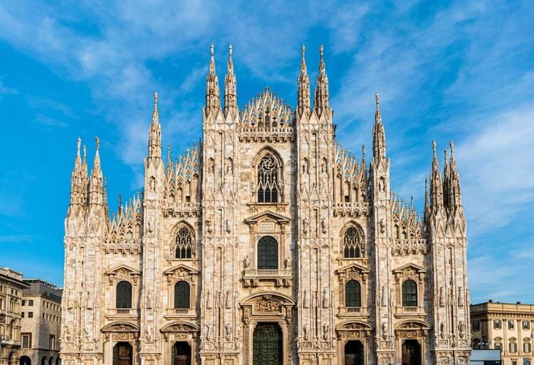 Le Duomo de Milan, c'est-à-dire sa cathédrale
