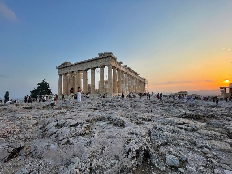 Acropole du Parthénon à Athènes