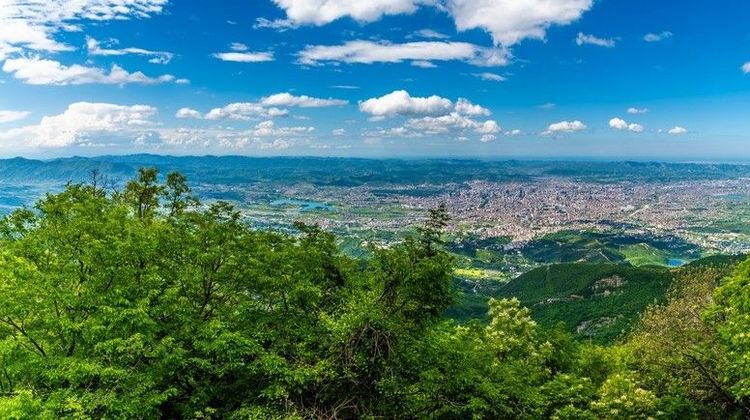 Tirana vue depuis le mont Dajti
