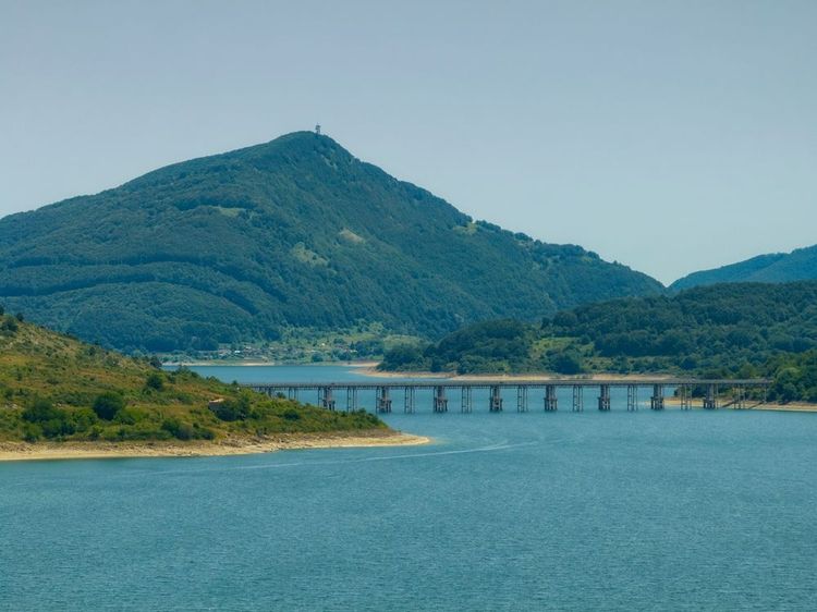 Le lac de Campotosto