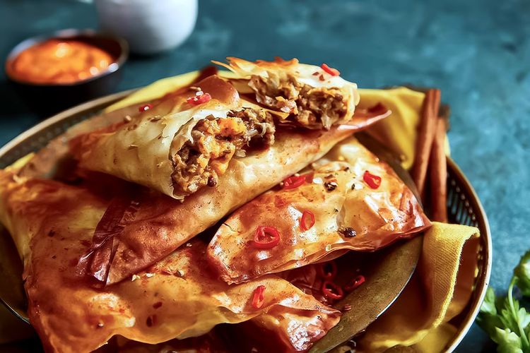 Le brik tunisien à la viande de mouton