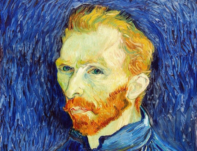 A Saint-Paul, Van Gogh peignit cet "Autoportrait sur fon bleu"