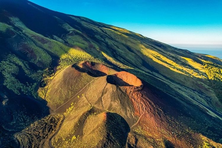 Cratère sur l'Etna