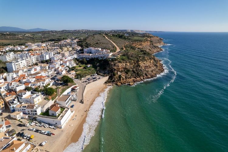 Plage de Burgau à Vila do Bispo