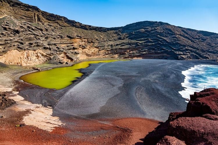 Plage de Lago Verde à Lanzarote