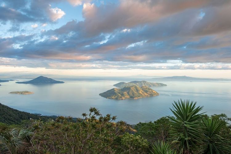 Vue du golfe de Fonesca, endroit où se rencontrent les frontières du Honduras, du Nicaragua et du Salvador