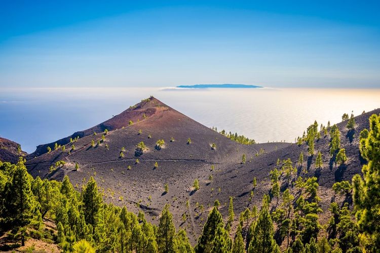 Route des volcans, Fuencaliente, La Palma, îles Canaries