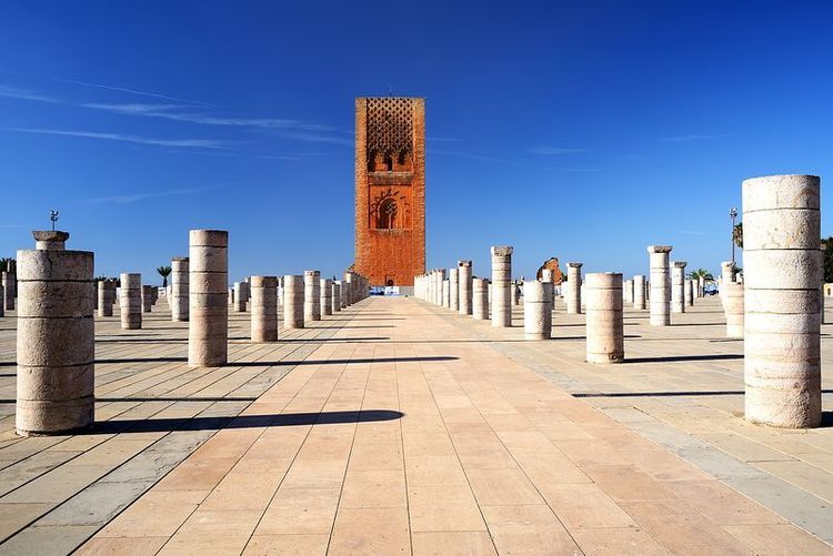 Le Tour Hassan date du 12e siècle