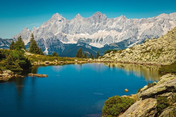 L'un des lacs de montagne