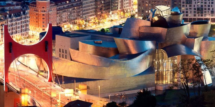 Le musée Gugenheim de Bilbao.