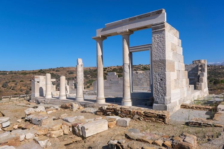 Naxos, le temple de Demeter