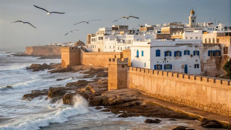 Promenade à travers les remparts d'Essaouira : une forteresse entre l'Atlantique et la méditation
