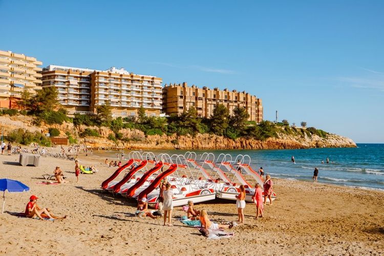 Le front de mer de Salou.