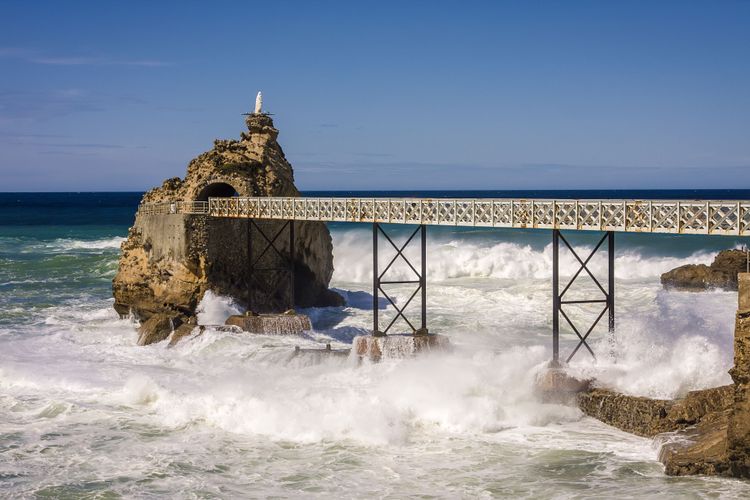 La Roca de la Virgen en Biarritz
