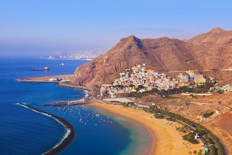 Plage de Teresitas à Tenerife - Îles Canaries, Espagne