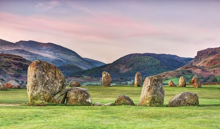 The Castlerigg stone circle, a landmark suspended in time