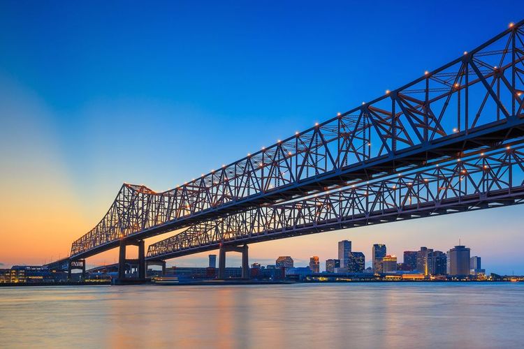 La Nouvelle-Orléans et son fleuve le Mississippi