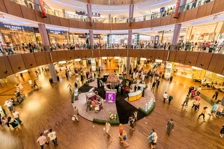 Il centro commerciale di Dubai