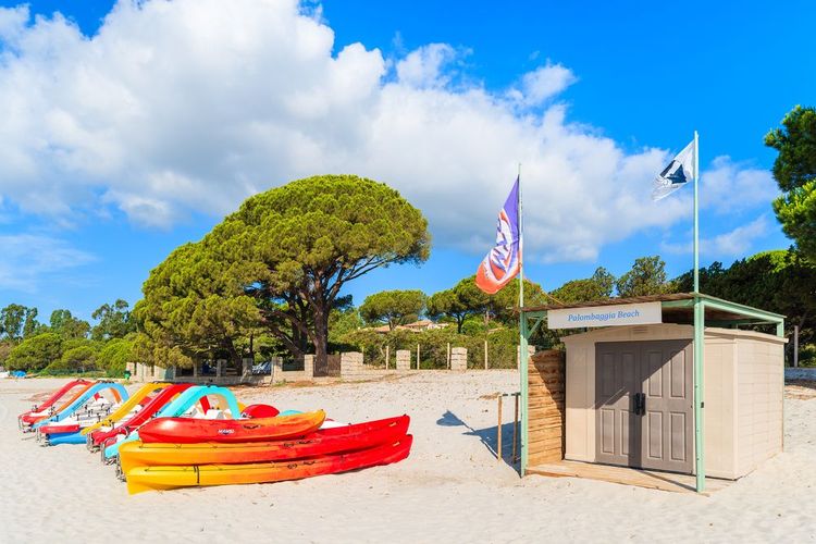 Kayaks sur la Palombaggia