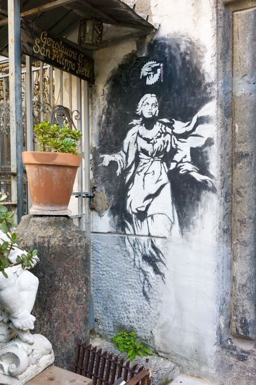 Madonna avec le pistolet de Banksy