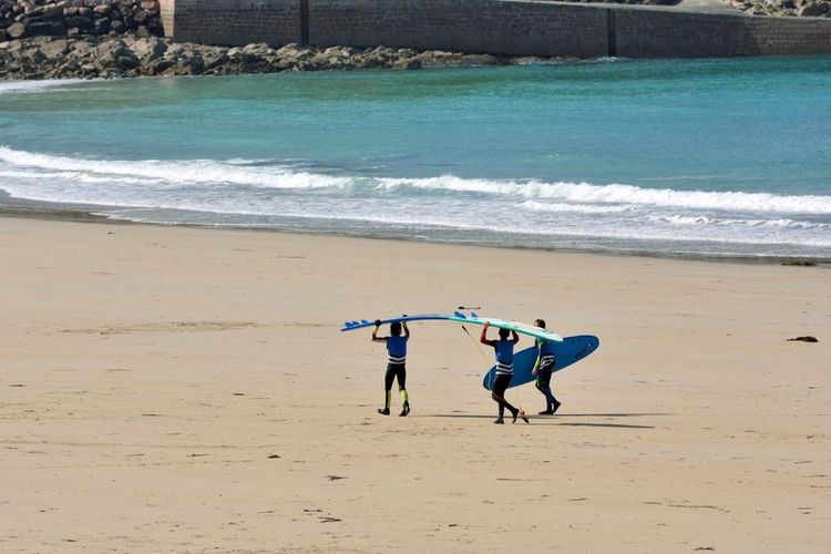 La plage de Trestraou à Perros Guirec
