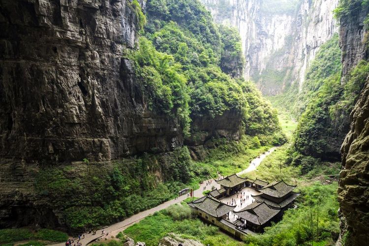 Le parc national de Wulong est dans Chongqing