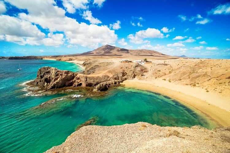 La plage de Papagayo à Lanzarote