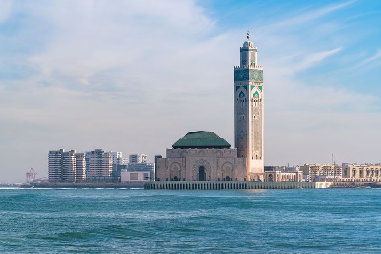 La mosquée Hassan II à Casablanca