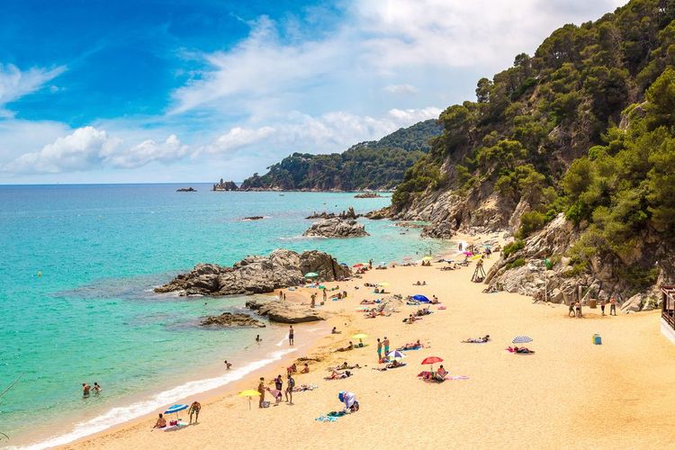  La plage de Lloret