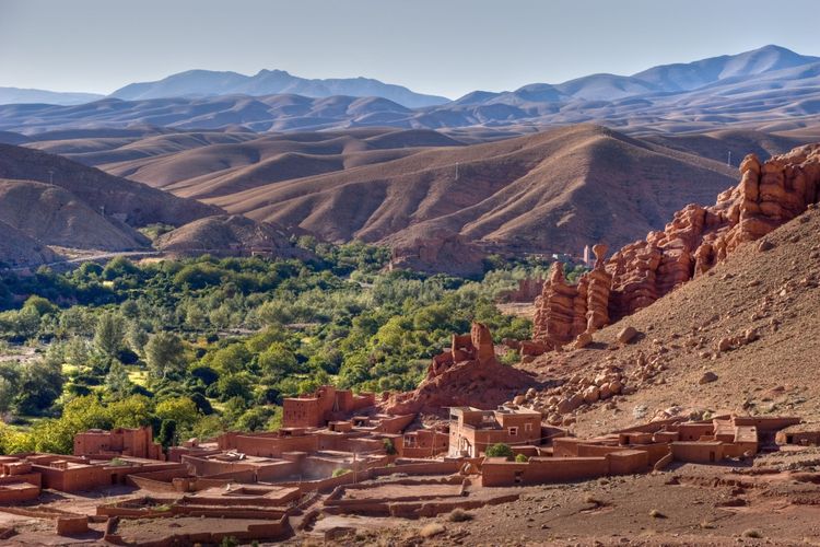 El valle del Dades y sus paisajes lunares