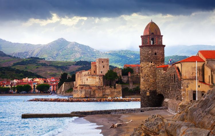 Notre-Dame des Anges church on the Collioure seafront