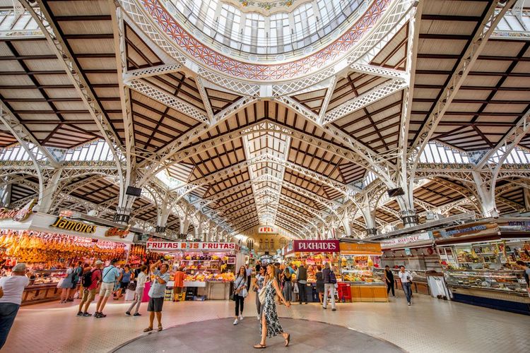 Marché central, Valence, Espagne