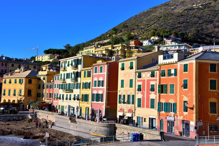 Le quaryier litoral de Nervi.