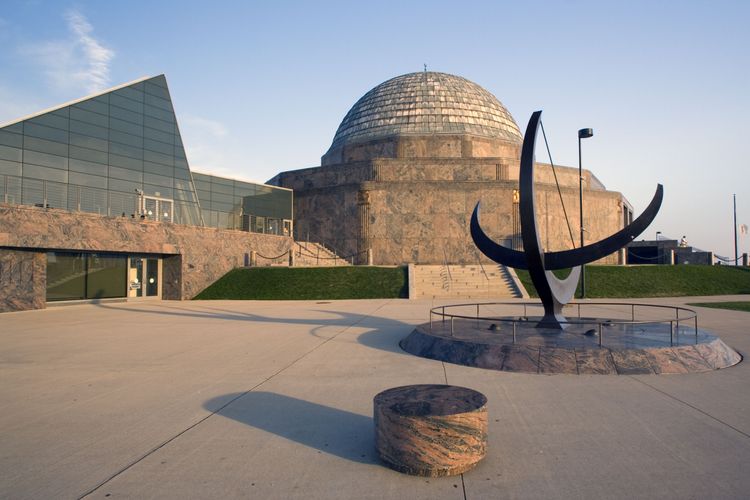 Entrance to the Adler Planetarium in Chicago