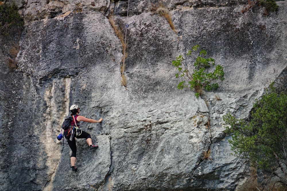 Via ferrata du Pont du Diable in der Ardèche