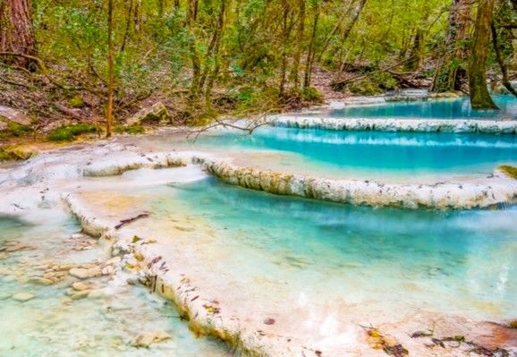 Les vasques de l'Huveaune aux eaux turquoise
