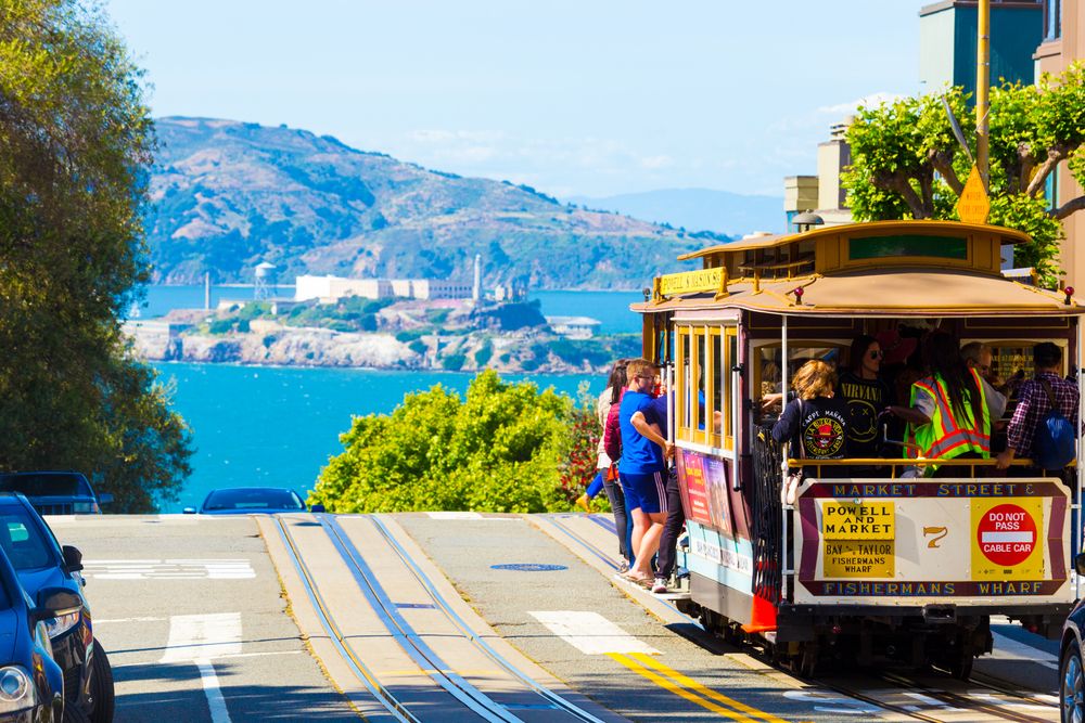 🚋 Organisiere deine Fahrt mit dem Cable Car in San Francisco.