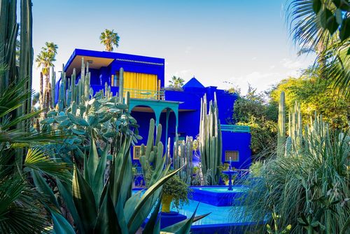 El Jardín Majorelle, un edén infinitamente azul