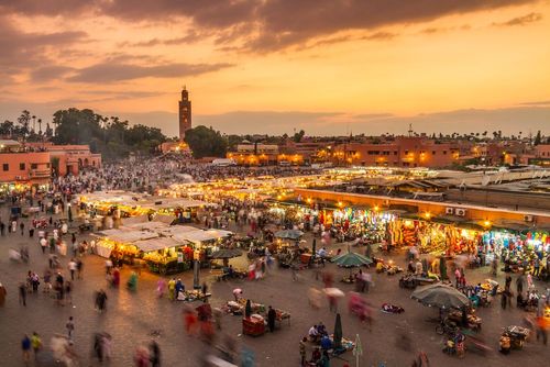 Place Jemaa-el-Fna: a cultural hub in the heart of the Medina