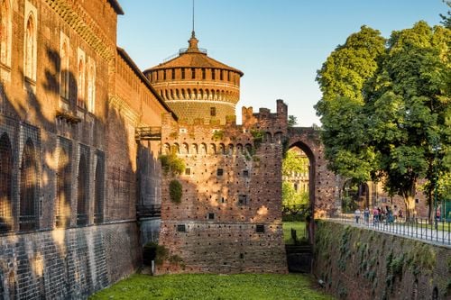Le château des Sforza, entre fortifications et espace culturel