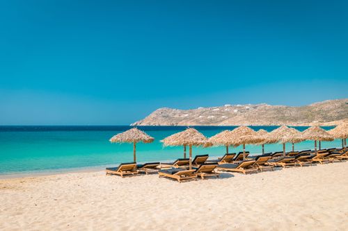 La spiaggia di Elia e le spiagge del sud-est di Mykonos