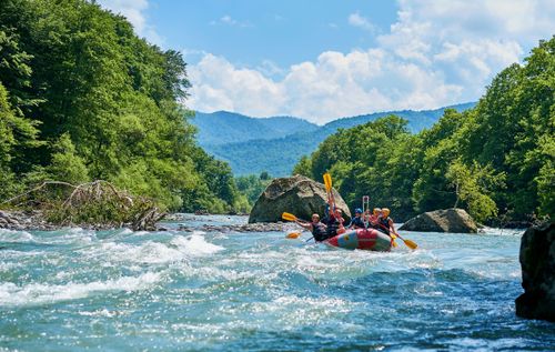 Rafting nell'Isère: attenzione agli schizzi
